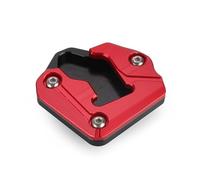 Side Stand Enlarge Motocycle Side Stand Foot For Suzuki GSX1300R Hayabusa 2021-2025 Kickstand Extension Pad Support Plate Enlarged Footpad Extension Pad(RED)