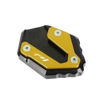 Side Stand Enlarge Motorcycle Accessories CNC Kickstand Side Stand Extension Pad Support Plate For FZ-1 FZ1 FZ 1 2006-2015