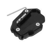 Side Stand Enlarge Motorcycle Kickstand Extension Plate For H&onda CRF1100L Africa Twin Adventure Sports DCT 2020-2023 Side Stand Enlarger Pad Extension Pad(BLACK 1)