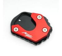 Side Stand Enlarge Motorcycle Kickstand Foot For H&onda Africa Twin XRV750 RD07 Side Stand Extension Enlarger Pad Support Plate Parking Footpad Extension Pad(RED)