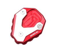 Side Stand Enlarge Motorcycle Kickstand Foot For H&onda For CB500X 2019-2023 Side Stand Extension Footpad Support Plate Enlarge Stand Pad Extension Pad(RED)
