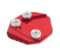 Side Stand Enlarge Motorcycle Kickstand Foot For Suzuki GSX-S125 GSX-S150 GSX-R125 GSX-R150 Side Stand Extension Parking Pad Support Plate Extension Pad(RED)