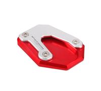 Side Stand Enlarge Motorcycle Kickstand Foot For Suzuki V-strom1050 V-strom1050XT Side Stand Extension Pad Support Plate Enlarge Footpad Extension Pad(RED)