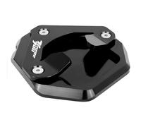 Side Stand Enlarge Motorcycle Kickstand Foot For Y&amaha Tenere700 XTZ700 2019-2023 Side Stand Enlarger Extension Support Plate Anti-Skid Pad Extension Pad(BLACK 1)