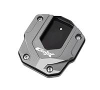 Side Stand Enlarge Motorcycle Kickstand Pad For B&MW C400X 2019-2023 Side Stand Base Enlarged Extension Foot Pad Support Plate Anti-Skid Pad Extension Pad(Titanium)