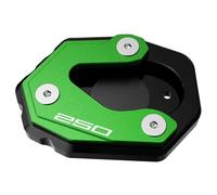 Side Stand Enlarge Motorcycle Kickstand Pad For K&awasaki For VERSYS300 For VERSYS-X250 For VERSYS-X300 Extension Side Stand Enlarge Footpad Extension Pad(Green1)