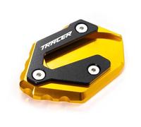 Side Stand Enlarge Motorcycle Kickstand Pad For Y&amaha TRACER 9GT TRACER 9 MT07 MT09 TRACER 900/700 /GT Extension Plate Support Footpad Extension Pad(Gold1)
