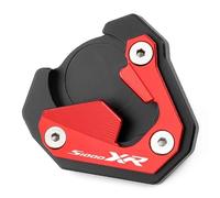 Side Stand Enlarge Motorcycle Kickstand Plate For B&MW S1000XR 2020-2023 Support Foot Side Stand Base Enlarge Extension Pad Anti-Skid Footpad Extension Pad(Red 2)