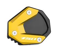 Side Stand Enlarge Motorcycle Kickstand Plate For H&onda For CB750 2023 Enlarge Side Stand Base Extension Support Pad Anti-Skid Footpad Extension Pad(Gold)