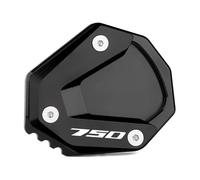 Side Stand Enlarge Motorcycle Kickstand Plate For H&onda For CB750 2023 Enlarge Side Stand Base Extension Support Pad Anti-Skid Footpad Extension Pad(BLACK)