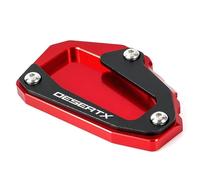 Side Stand Enlarge Motorcycle Side Stand Foot For Ducati DesertX SCRAMBLER 1100 Sport 2022 2023 Extension Kickstand Base Enlarge Support Pad Extension Pad(Red 1)