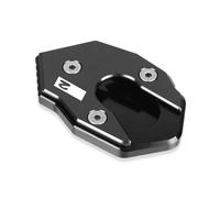 Side Stand Enlarge Motorcycle Side Stand Foot For K&awasaki For Ninja For H2 SX SE For VERSYS-X300 2017-2023 Kickstand Extension Support Plate Extension Pad(BLACK 1)