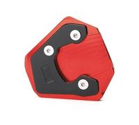 Side Stand Enlarge Motorcycle Side Stand Foot For Suzuki GSR750 Extension Pad Enlarge Kickstand Support Plate Anti-Skid Parking Footpad Extension Pad(RED)