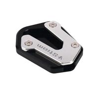 Side Stand Enlarge Motorcycle Side Stand Foot For Suzuki V-STROM650 V-strom650XT DL650 Kickstand Support Plate Footpad Extension Enlarger Pad Extension Pad(BLACK)