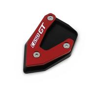 Side Stand Enlarge Motorcycle Side Stand Pad For B&MW C600 SPORT C650GT 2012-2023 Foot Extension Kickstand Enlarger Support Plate Footpad Extension Pad(RED)