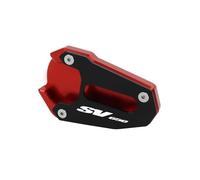 Side Stand Enlarge Motorcycle Side Stand Pad For Suzuki SV650 SV650X Gladius SFV650 Kickstand Extension Plate Foot Enlarger Support Plate Extension Pad(Red 2)