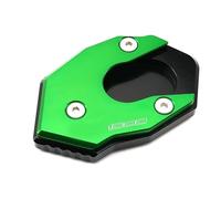 Side Stand Enlarge Motorcycle Side Stand Plate For K&awasaki For Versys 1000 2015-2021 Extended Support Enlarged Kickstand Extension Pad Extension Pad(GREEN)