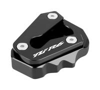 Side Stand Enlarge Motorcyle Kickstand Foot For Y&amaha YZFR6 YZF600 YZF600R6 2020-2023 Side Stand Extension Support Plate Enlarge Footpad Extension Pad(BLACK)