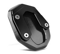 Side Stand Enlarger Support Plate Foot Side Stand Pad Plate Kickstand Enlarger Support Extension For Ducati For Scrambler 400 800 1100 2015-2018 2019 2020(Black)