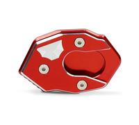Side Stand Enlarger Support Plate Kickstand Extension Pad Foot Side Enlarge Stand Plate For ZX6R ZX10R Z650 Z800 Z900/RS Z1000 For NINJA 650R 1000 ER6N ER6F(RED)