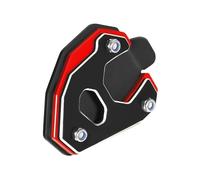 Side Stand Extension Pad Motorcycle Kickstand Side Stand Extender Enlarge Pad For MONKEY 125 2019-2024 DAX125 ST125 2022-2024(RED)