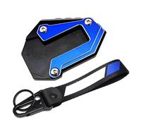 Side Stand Extension Pad Motorcycle Kickstand Side Stand Extension Pad Keyring For Africa Twin CRF1100L CRF 1100L For Adventure Sports 2020-2023 2024(1Set-Blue)