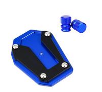 Side Stand Extension Pad Motorcycle Valve Kickstand Support Side Stand Extension Pad For Africa Twin CRF1100L CRF 1100 L 2020-2022 2023 2024 2025(1 Set-Blue)