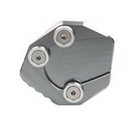 Side Stand Foot Motocycle Side Stand Foot For SUZUKI GSX-R125 GSX-R150 GSXS125 GSXS150 Kickstand Extension Pad Support Plate Enlarge Footpad(Titanium)