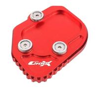 Side Stand Foot Motorcycle Kickstand Plate For BMW C400X C400GT K51 2019-2023 Side Stand Foot Extension Enlarger Pad Support Plate Footpad(Red 2)