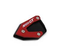 Side Stand Foot Motorcycle Kickstand Plate For BMW C600 SPORT C650GT 2012-2023 Foot Side Stand Enlarger Pad Extension Support Footpad(Red 2)