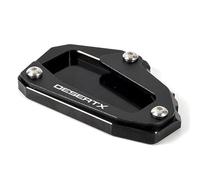 Side Stand Foot Motorcycle Side Stand Foot For Ducati DesertX SCRAMBLER 1100 Sport 2022 2023 Extension Kickstand Base Enlarge Support Pad(BLACK 1)