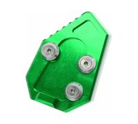 Side Stand Pad Enlarger Motorcycle Kickstand Side Stand Extension Foot Pad Support For CB1000R 2008 2009 2010 2011 2012 2013 2014 2015(Green)