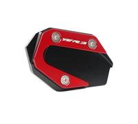 Side Stand Pads Kickstand Foot Side Extension Pad Support Plate Enlarge Stand For YZF-R3 YZF-R25 2014 2015 2016 2017 2018 2019 2020