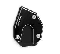 Side Stand part 1PCS Motorcycle Kickstand Side Stand Enlarge Extension CNC Accessories For H-ONDA CBR650F CBR 650F(Black- Silver)