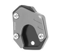 Side Stand part CNC Aluminum Kickstand Foot Side Stand Extension Pad Support Plate Enlarge Motorcycle For H-ONDA CB650R CBR650R 2019-2021(Grey)