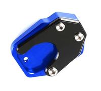 Side Stand part For H-ONDA CB650F CBR650F Motorcycle CNC Kickstand Foot Side Stand Extension Pad Support Plate Enlarge(Blue)