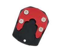 Side Stand part Motorcycle Accessories Kickstand Sidestand Side Stand Enlarger Plate Pad For Y-AMAHA CYGNUS X 2003-2015 2016 2017 2018 2019 2020 2021(Black- Silver)