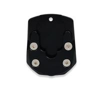 Side Stand part Motorcycle Kickstand Side Stand Pad Accessories For Y-AMAHA SMAX155 SMAX 155 FORCE FORCE155 2013-2023(Black- Silver)