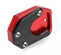 Side Stand part Side Kickstand Stand Extension Support Plate For H-ONDA CBR650R CBR 650R 2018 2019 2020 2021 Motorocyle Accessories(Black- Silver)