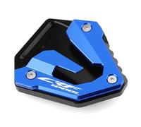 Side Stand Plate Motocycle Side Stand Foot For CRF1000L Africa Twin Adventure Sports 2015-2022 Extension Enlarger Support Plate Footpad Enlarge Pad(BLUE1)