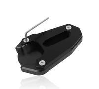Side Stand Plate Motorcycle Kickstand Extender Side Stand Support Pad For SUZUKI Gladius SFV 650 SFV650 2009-2018 Extension Foot Plate Anti-slip Support Stand(Black,X-2)