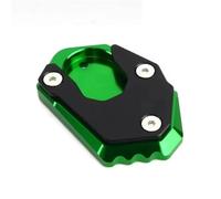Side Stand Plate Motorcycle Kickstand Extension Plate For KAWASAKI For ER6N For ER6F For Z650 For Z900 For 900RS Stand Enlarged Plate Pad Enlarge Pad(GREEN)