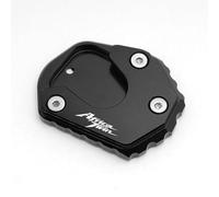 Side Stand Plate Motorcycle Kickstand Foot For Africa Twin XRV750 RD07 Side Stand Extension Enlarger Pad Support Plate Parking Footpad Enlarge Pad(BLACK)