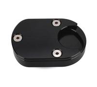 Side Stand Plate Motorcycle Kickstand Foot For Aprilia RS660 Tuono660 2021-2025 Side Stand Base Extension Pad Support Plate Enlarged Footpad Enlarge Pad(BLACK)