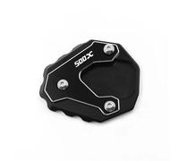 Side Stand Plate Motorcycle Kickstand Foot For For CB500X 2013-2023 Side Stand Enlarge Extension Support Plate Pad Anti-Skid Footpad Enlarge Pad(BLACK 1)