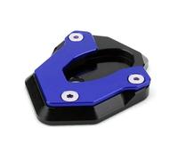 Side Stand Plate Motorcycle Kickstand Foot For Kawasaki For ZX-6R 2013-2025 CNC Aluminum Sidestand Stand Extension Plate Enlarger Pad Enlarge Pad(BLUE)