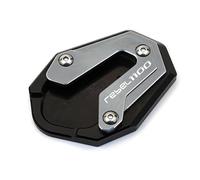 Side Stand Plate Motorcycle Kickstand Foot Side Stand Support Pad For HO&NDA REBEL1100 DCT 2023 CMX1100 Rebel 1100 M T 2020-2023 Extension Enlarger Foot Plate Support Stand(Titanium)
