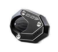 Side Stand Plate Motorcycle Kickstand Foot Side Stand Support Pad For Kawasaki For Ninja400 Z400 For Ninja 400 Z 400 2018-2024 Extension Enlarger Foot Plate Support Stand(Black)