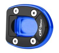 Side Stand Plate Motorcycle Kickstand Foot Side Stand Support Pad For Vespa Gts GTV 300 HPE GTS300 2019 2020 2021 2022 2023 Extension Enlarger Foot Plate Support Stand(Blue)