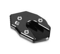 Side Stand Plate Motorcycle Kickstand Pad For KAWASAKI For Ninja H2 SX SE For VERSYS-X300 2017-2023 Side Stand Extension Support Plate Enlarge Pad(Black 1)